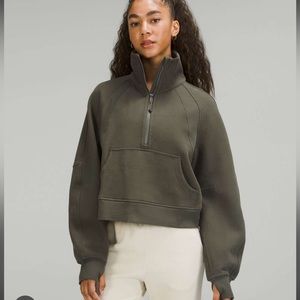 Lululemon Oversized Funnel Neck Half Zip